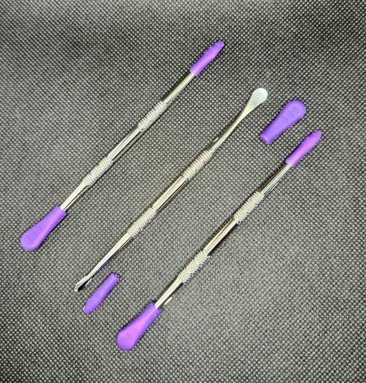 Metal Dab Tool With Silicone Ends
