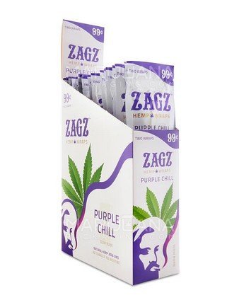 Zagz Purple Chill Hemp Wraps