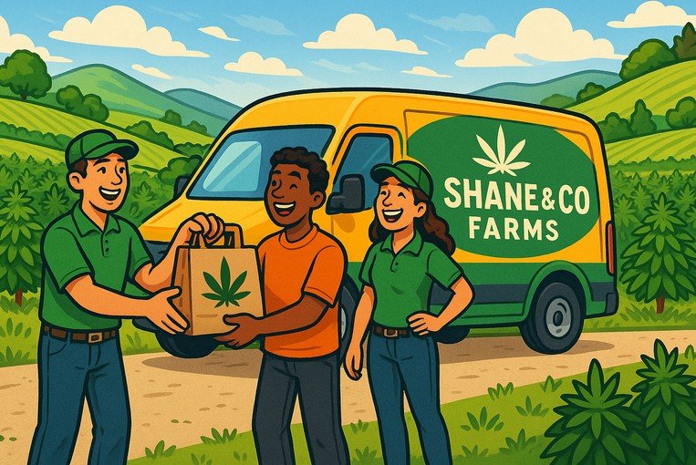 “From Our Farm to Your Flame – Shane’s Cannabis Delivered Daily!”