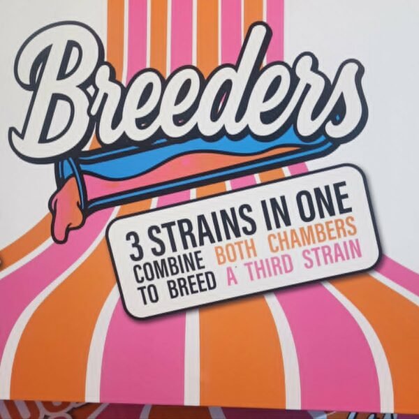Breeders 2 Gram Carts Dual Chamber 3 Strains in 1 82 % THC