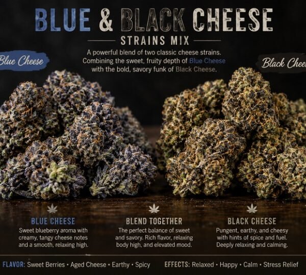 Blue & Black Cheese Blend - Hybrid 30%THC